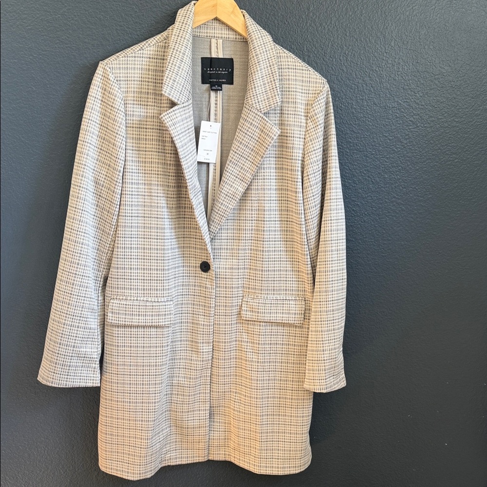 NWT Sanctuary Clothing Notch Lapel Catalina Coat Size Medium